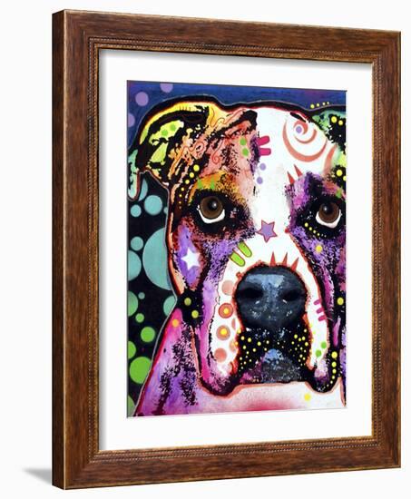 American Bulldog-Dean Russo-Framed Giclee Print