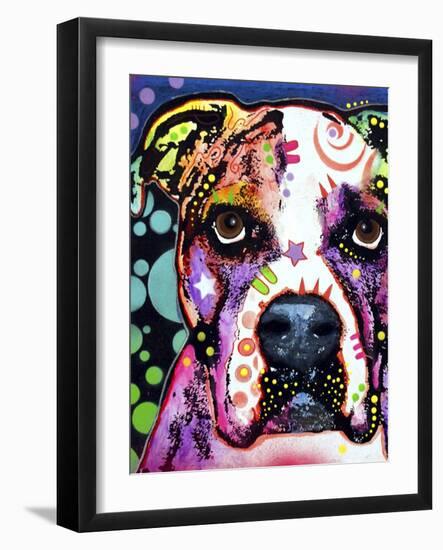 American Bulldog-Dean Russo-Framed Giclee Print