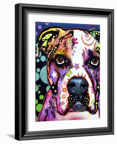 American Bulldog-Dean Russo-Framed Giclee Print