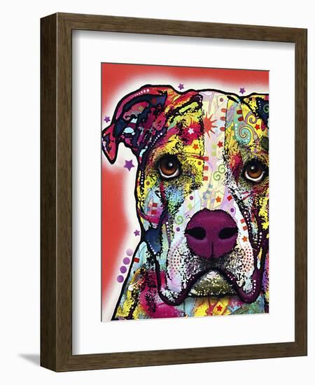 American Bulldog-Dean Russo-Framed Giclee Print