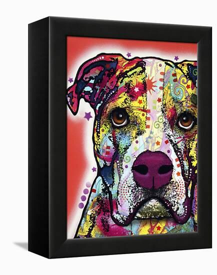 American Bulldog-Dean Russo-Framed Premier Image Canvas