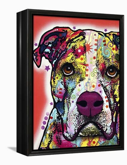 American Bulldog-Dean Russo-Framed Premier Image Canvas
