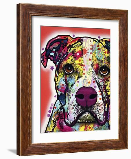 American Bulldog-Dean Russo-Framed Giclee Print