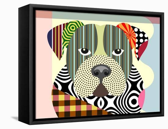 American Bulldog-Lanre Adefioye-Framed Premier Image Canvas