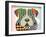 American Bulldog-Lanre Adefioye-Framed Giclee Print