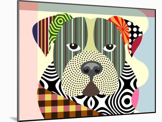 American Bulldog-Lanre Adefioye-Mounted Giclee Print