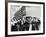 American Children of Japanese, German and Italian Heritage, Pledging Allegiance to the Flag-Dorothea Lange-Framed Photographic Print