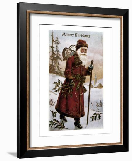 American Christmas Card-null-Framed Giclee Print