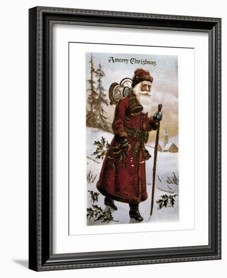 American Christmas Card-null-Framed Giclee Print