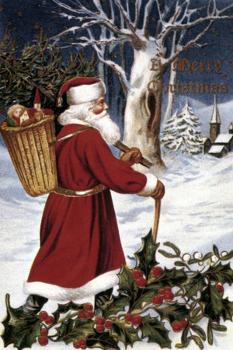 'American Christmas Card' Giclee Print | Art.com