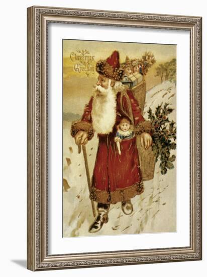 American Christmas Card-null-Framed Giclee Print