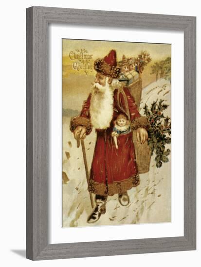 American Christmas Card-null-Framed Giclee Print