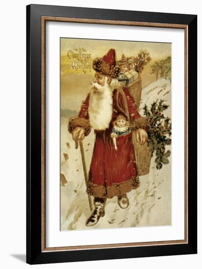 American Christmas Card-null-Framed Giclee Print