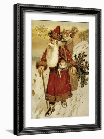 American Christmas Card-null-Framed Giclee Print