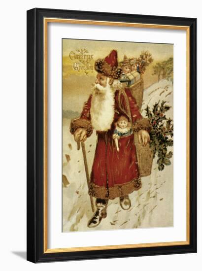 American Christmas Card-null-Framed Giclee Print