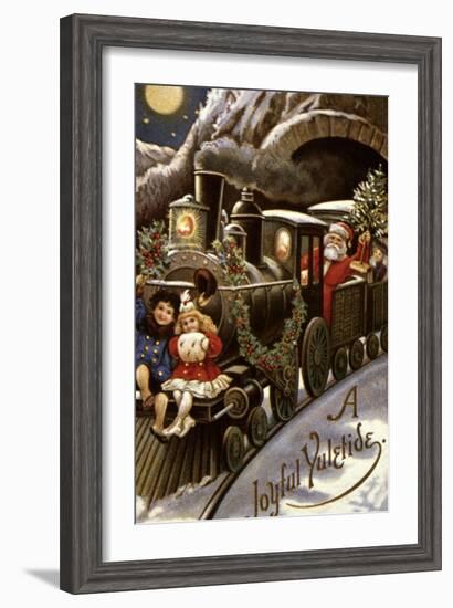 American Christmas Card-null-Framed Giclee Print