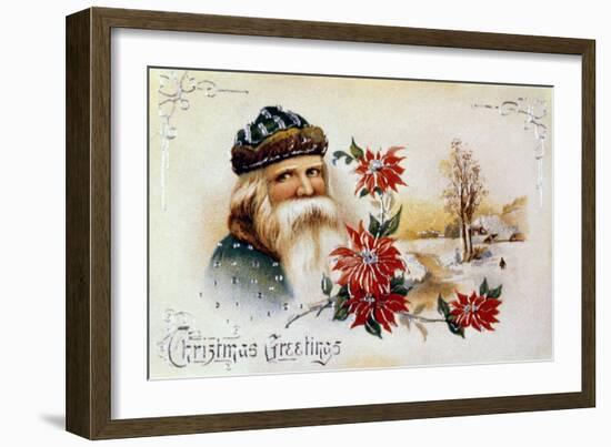 American Christmas Card-null-Framed Giclee Print