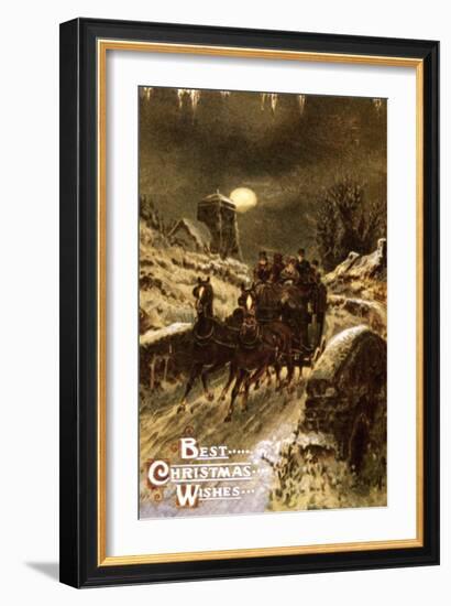 American Christmas Card-null-Framed Giclee Print