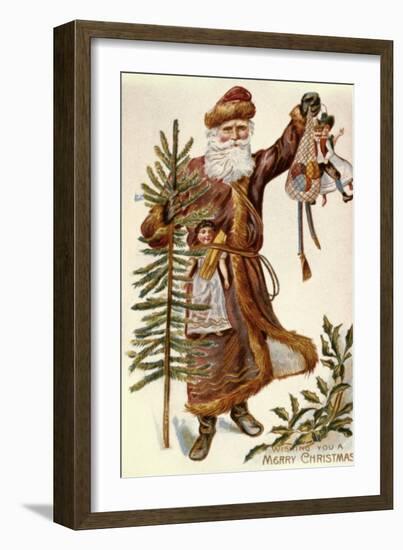 American Christmas Card-null-Framed Giclee Print