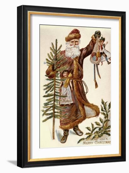 American Christmas Card-null-Framed Giclee Print