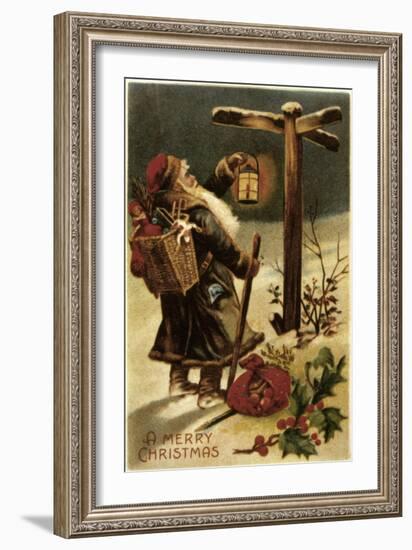 American Christmas Card-null-Framed Giclee Print