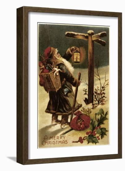 American Christmas Card-null-Framed Giclee Print