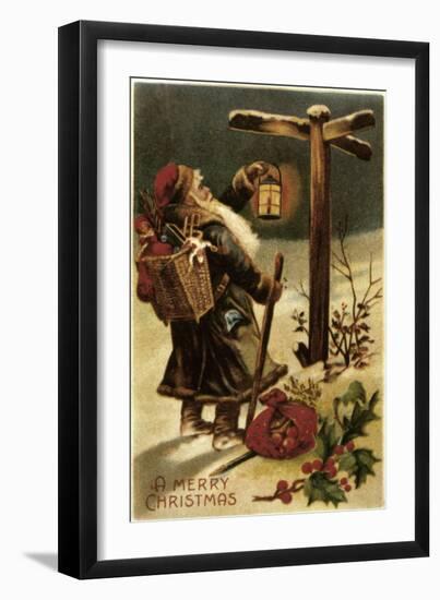 American Christmas Card-null-Framed Giclee Print