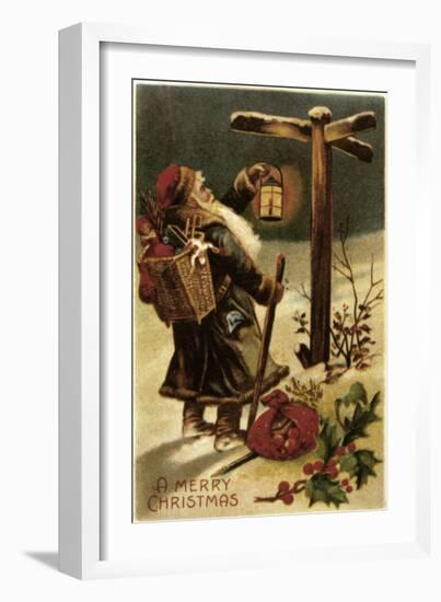 American Christmas Card-null-Framed Giclee Print