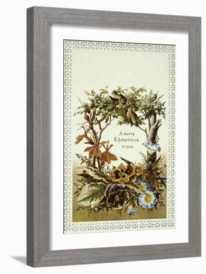 American Christmas Card-null-Framed Giclee Print