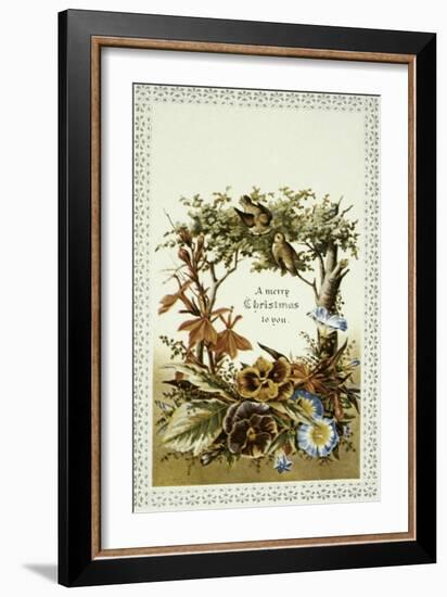 American Christmas Card-null-Framed Giclee Print