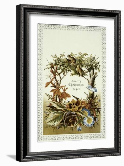 American Christmas Card-null-Framed Giclee Print