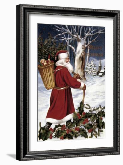 American Christmas Card-null-Framed Giclee Print