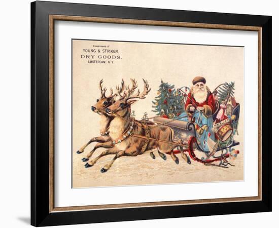 American Christmas Card-null-Framed Giclee Print