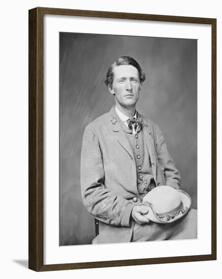 American Civil War Colonel John S. Mosby of the Confederate Army-Stocktrek Images-Framed Photographic Print