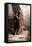 American Civil War Painting of President Abraham Lincoln Holding the American Flag-null-Framed Stretched Canvas