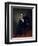 American Civil War Painting of President Abraham Lincoln Seated in a Chair-null-Framed Premium Giclee Print