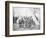 American Civil War Soldiers at their Encampment-Stocktrek Images-Framed Photographic Print