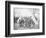 American Civil War Soldiers at their Encampment-Stocktrek Images-Framed Photographic Print