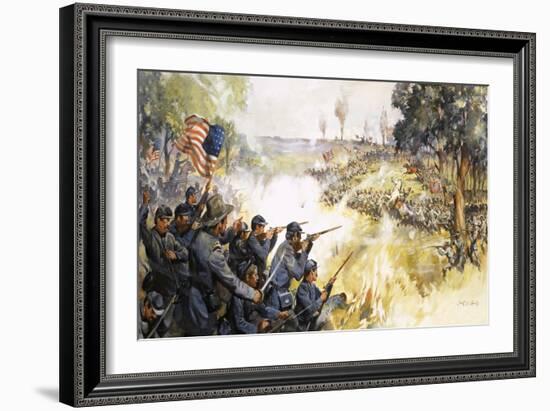 American Civil War-McConnell-Framed Giclee Print