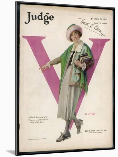 American College Girl or the Vassar Girl of 1922-Guy Hoff-Mounted Photographic Print