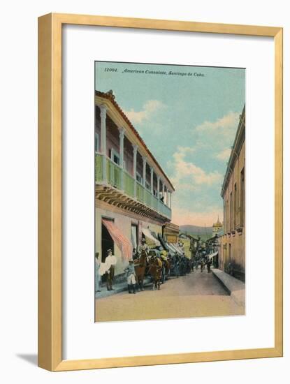 American Consulate, Santiago de Cuba, c1911-Unknown-Framed Giclee Print