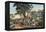 American Country Life - October Afternoon, 1855-Currier & Ives-Framed Premier Image Canvas