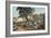 American Country Life - October Afternoon, 1855-Currier & Ives-Framed Giclee Print