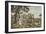 American Country Life: Summer Evening-Currier & Ives-Framed Giclee Print