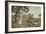 American Country Life: Summer Evening-Currier & Ives-Framed Giclee Print