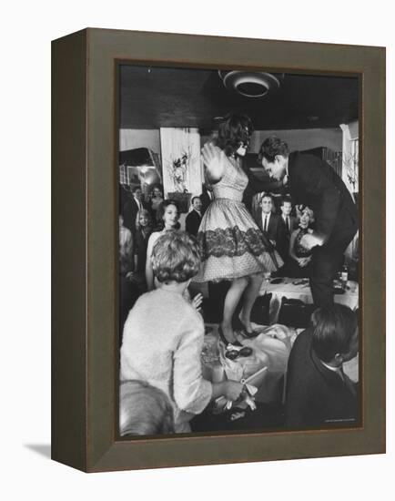 American Couples Dancing in Hollywood Nightclub-Ralph Crane-Framed Premier Image Canvas