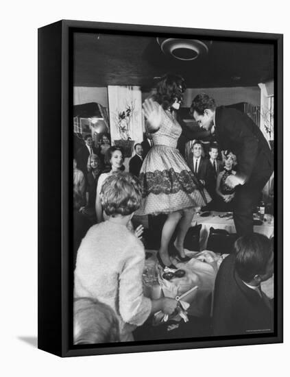 American Couples Dancing in Hollywood Nightclub-Ralph Crane-Framed Premier Image Canvas