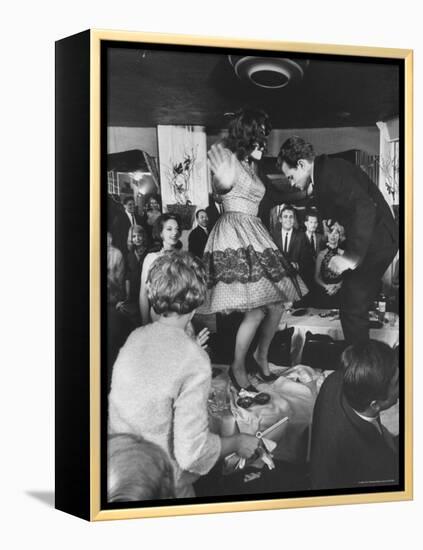 American Couples Dancing in Hollywood Nightclub-Ralph Crane-Framed Premier Image Canvas
