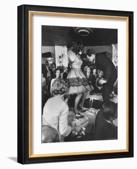 American Couples Dancing in Hollywood Nightclub-Ralph Crane-Framed Photographic Print