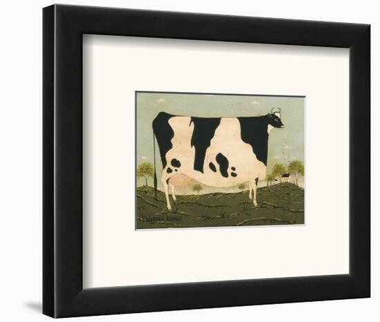 American Cow-Warren Kimble-Framed Art Print